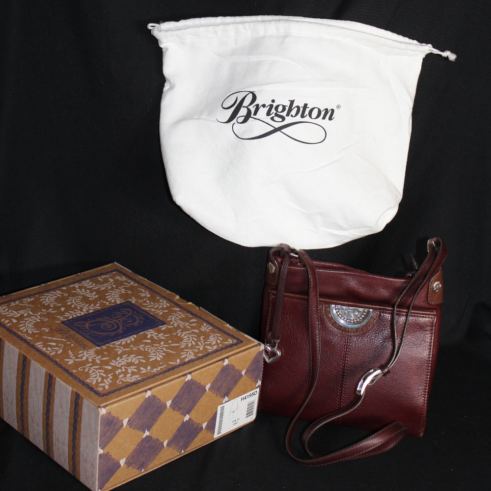 Brighton Shiloh Cross Body Cinnamon Purse